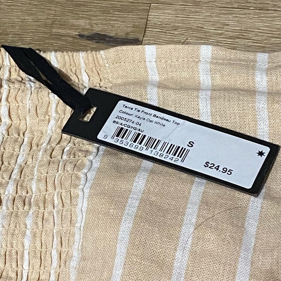 Bandeau top beige size S - Picture 5 of 5